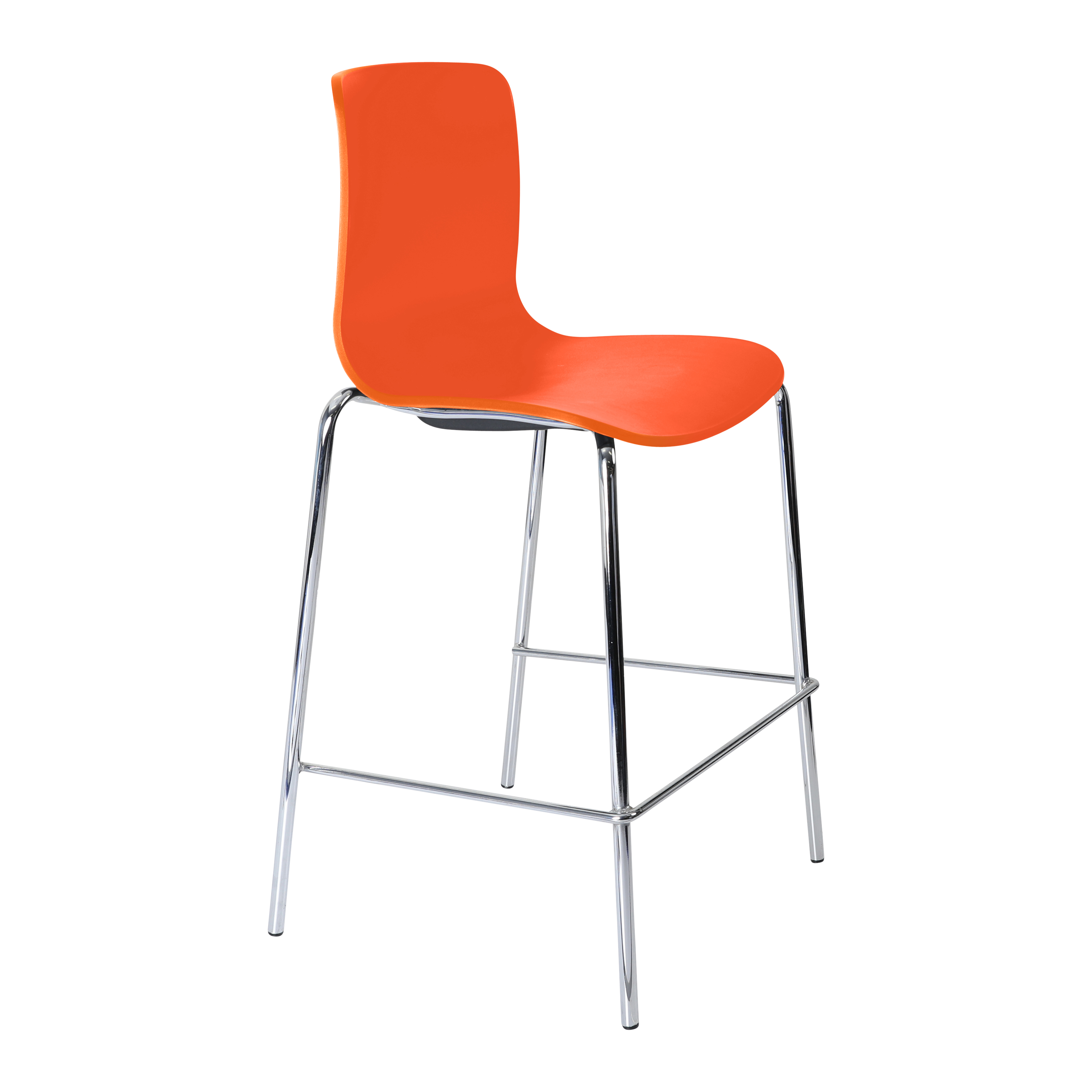 Acti Stool (Orange / 4-leg Low Barstool)